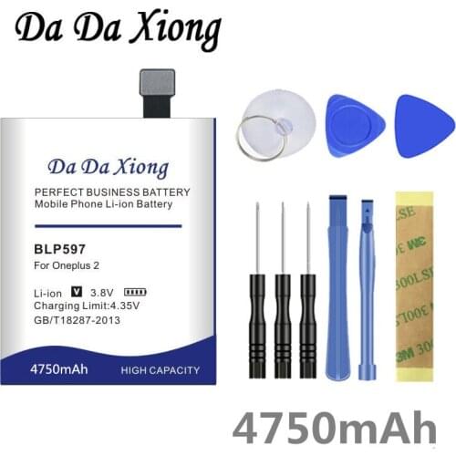 Da Da Xiong 4750mAh BLP597 Battery for Oneplus 2 One Plus Two Phone Batteries