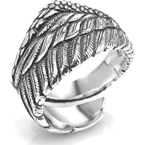 Angels Wing Rings Animal for Women Fashion Simple Metal Engagement Wedding Jewelry Gifts