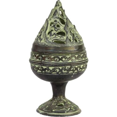 Antique Family Decorations Bronze Incense Burner Ornaments Bronze Boshan Stove Collection Craft Gifts Ornaments