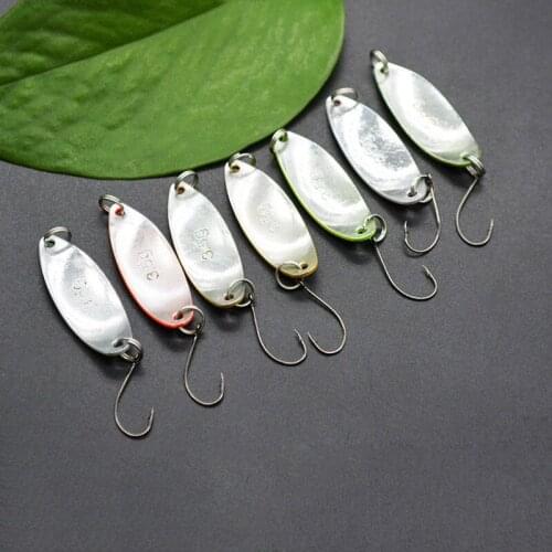 Bionic Anti-Corrosion High Quality Fishing Hard Bait 34mm/3.5g Artificial Sequin Lure Freshwater Professional Metal Fishing Lure