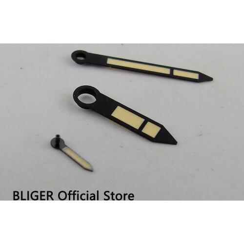 Luminous Black edge Watch Hand fit for ETA 6497 6498 ST3600 3620 Hand-Winding Movement Watch needle HS3