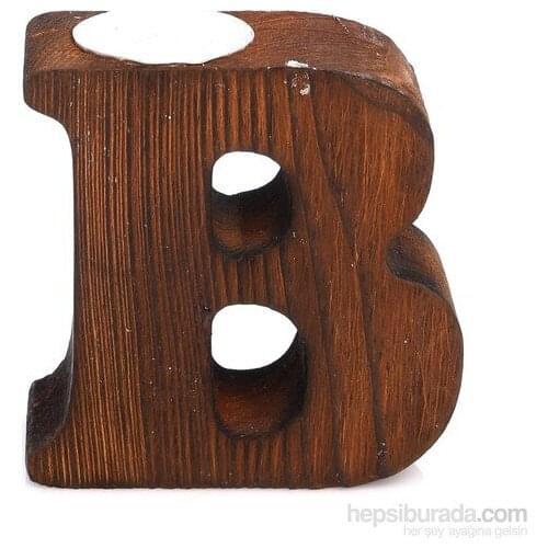 Dessen Wood Decorative Letter B candle holder candle and candlestick свеча и подсвечник vela y candelero