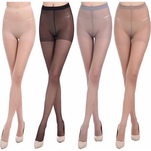 Women Sexy Thin High Hosiery Tights Open Toes Breathable Pantyhose Stocking Legs Lady Thin Shaping Female Stocking Lingerie