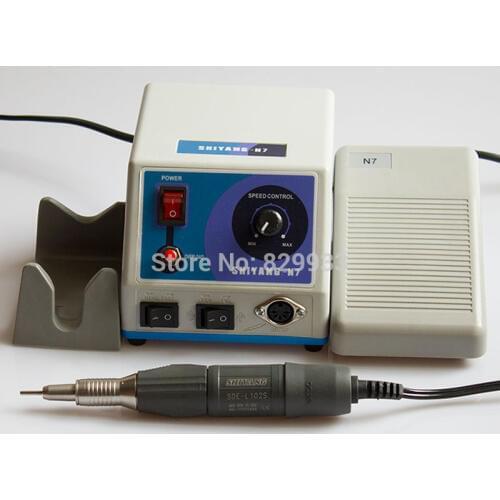 Electric Nail Art Drill Polishing N7 Micromotor L102S Handpiece Dremel for Industry, Dental Technic, Beauty Parlor, Spa, Jewelry