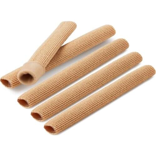 Gaodear Gel Toe Tube Cushion Sleeves 5 Pack Trim-to-Fit Tubing Set Relieves and Protects Corns Blisters Hammertoes