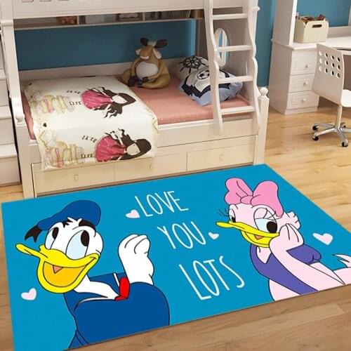 80x160cm Disney Baby Play Mat Rug Mickey Children Boys Room Carpet Nordic Bedroom Living Room Blanket Kids Baby Game Mat