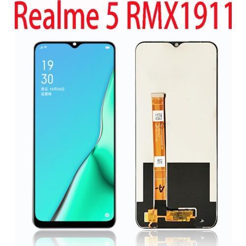 Original New 6.5Inch For Oppo realme 5 5S rmx1925 5i rmx2030 LCD Display Touch Screen Digitizer Replacement For realme5 RMX1911