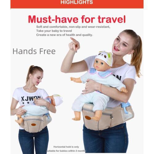 Newborn Baby Carrier Waist Travel Baby Kangaroo Baby Belt Beltbaby Carrier Kids Infant Hip Seat Wrap Backpack
