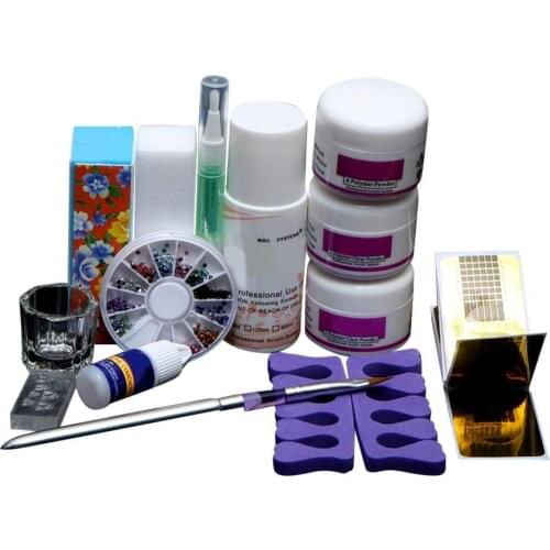 Professional Nail Art Decoration Tools Set DIY Fashion Manicure Polishing Salon Accessories Kit