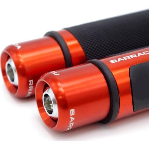 22mm Motorcycle Handlebar Grips Ends Counterweight Fists Plugs FOR triumph speed triple 1050 pulsar 200 ns suzuki v-strom bajaj