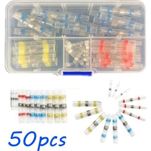 Heat shrinkable tube solder ring insulation sleeve wire protective cover waterproof terminal hot melt shrinkage free crimping