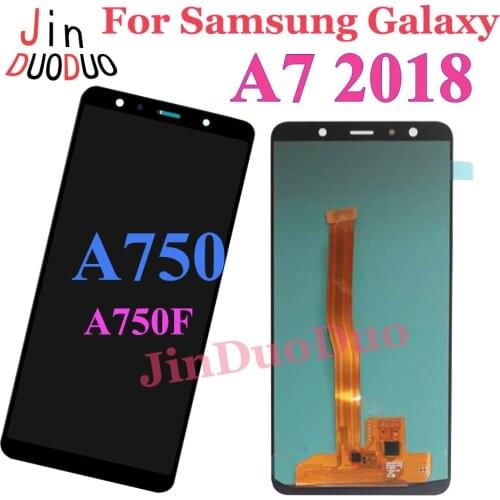 For Samsung Galaxy A750 A7 2018 A750F LCD Display Touch Screen Assembly Replacement For SM-A750 Lcd