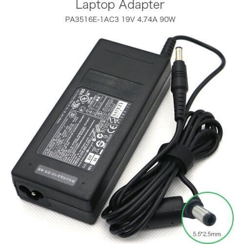 19V 4.74A 90W Laptop Adapter for Toshiba Satellite 1700 1900 1905 PA3516E-1AC3 PA5180E-1AC3 PA5035U-1ACA Power Supply