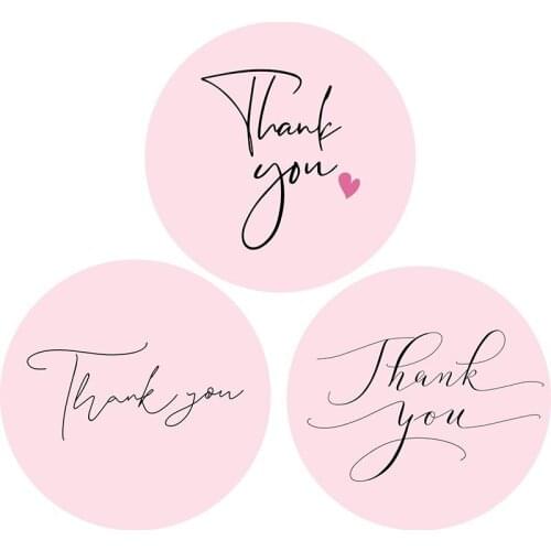 360Pcs/lot Thank You Label Sealing Adhesive Sticker Craft Wrapping Gift Handmade DIY Creative Decor Stickers