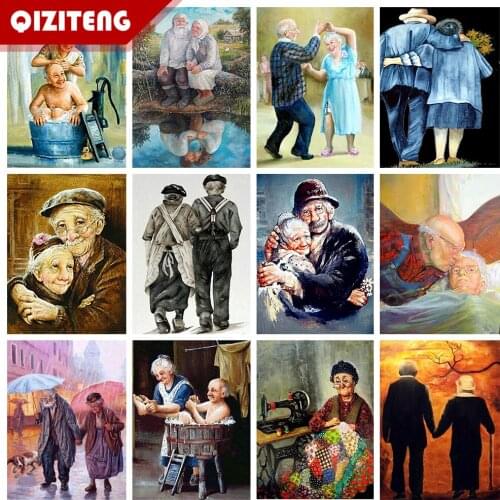 5D Diy Full Square/Round Diamond Painting Old Couple Mosaic Cross Stitch Embroidery Craft Kit Home Decoration Gift New Arrivals