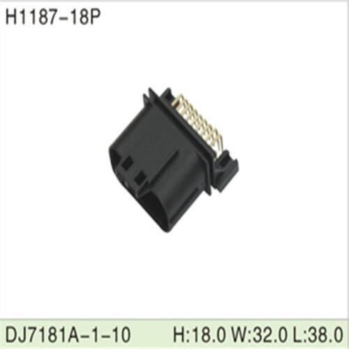 Free shipping 200pcs DJ7181A-1-10 18Pin 1mm AMP Car Electrical Wire Connectors for VW,BMW,Audi,Toyota,NISSAN AND other