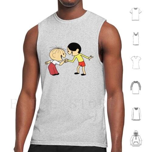 Bolek And Lolek Cartoons Tank Tops Vest Bolek And Lolek Retro Cartoons Vintage Happy Fun Old Funny For Grandmother For