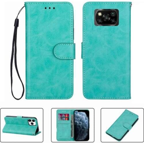 For Xiaomi Poco X3 NFC 6.67" M2007J20CG, M2007J20CT Wallet Case High Quality Flip Leather Phone Shell Protective Cover Funda