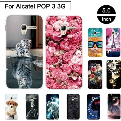 For Alcatel One Touch Pop 3 5.0'' Case Soft Silicone Fundas bumper For Alcatel Pop 3 3G 5.0" 5015 5015D 5065A 5016A Phone Cases