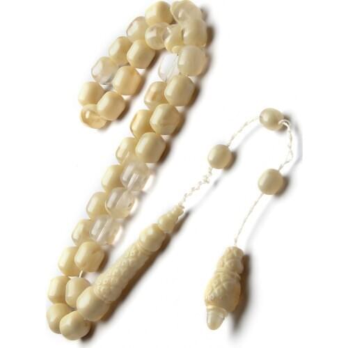 Islamic Tasbih Muslim Rosary Beads 33 Prayer Rosary For Men Bracelet For Men Accessory amber oltu amber stone Handmade Turkey