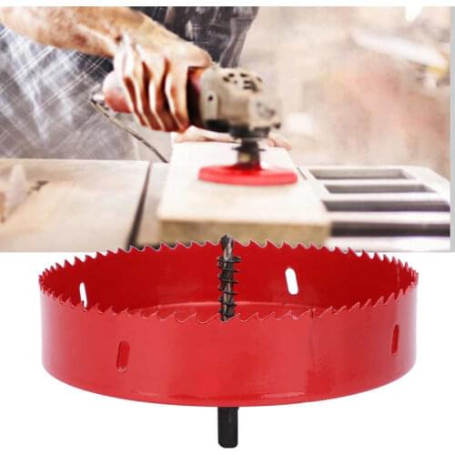 M42 120-165mm Hole Saw Round Drilling Cutter Tool Industrial Hardware Accessories High Temperature Quenching Treatment