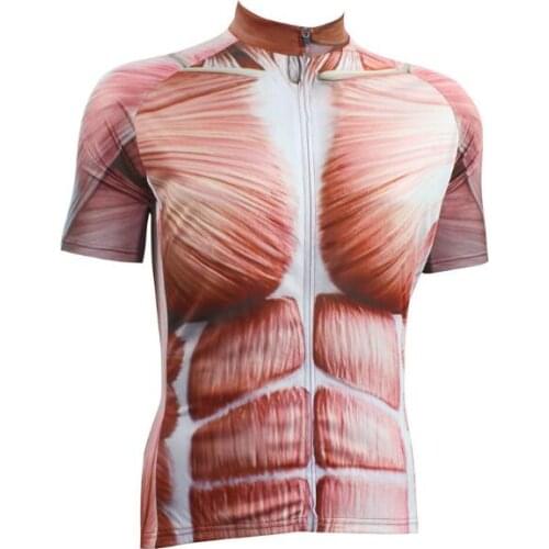 2018New Mens Cycling Jersey Bike/Bicycle Shirt Attack on Titan Muscular cycling clothing Size 2XS-5XL Summer maillot Ropa Cicli