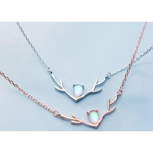 100% 925 Sterling Silver Water Drop Magic Color Crystal Pendant Necklace For Girls Lady daughter Clavicle Jewelry Banquet Gift