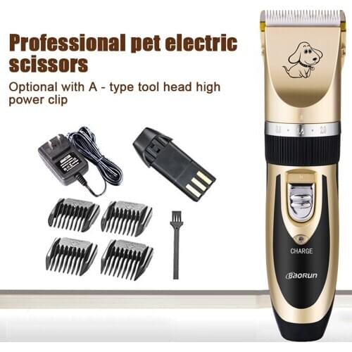 Professional Pet Dog Hair Trimmer Grooming USB Rechargeable Electric Clippers Hair Cutter Machine Shaver Scissor Pet Products