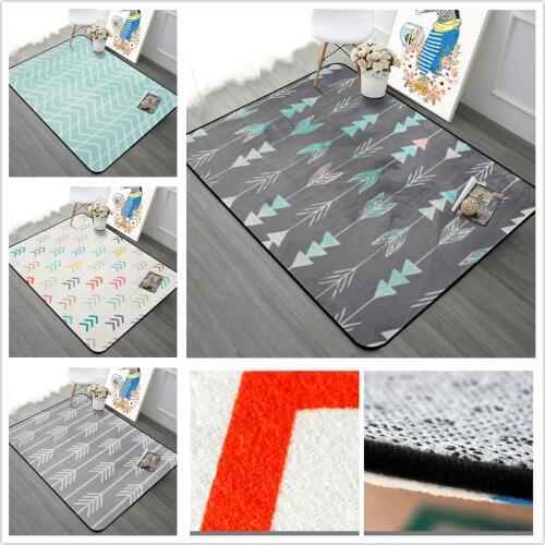 Nordic Simple Carpets For Living Room Home Bedroom Rugs And Carpets Fashion Music Floor Mat Coffee Table Area Rug Soft Velvet