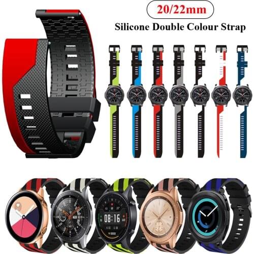 Watch Band 20 22mm Silicone Wrist Straps For Huawei GT 2 GT2 GS Pro Watchband Replacements Honor Magic 1 2 42 46mm ES Bracelet