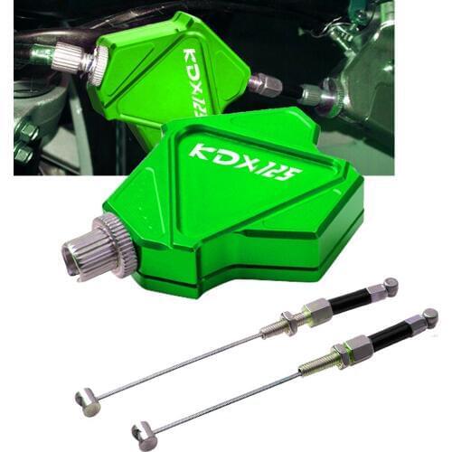 CNC Stunt Clutch Lever Easy Pull Cable System For Kawasaki KDX 125 KDX125 KDX125SR 1979-2017 2011 2012 2013 2014 2015 2016