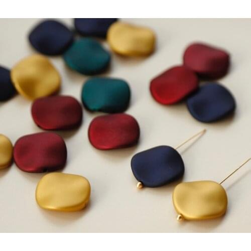 Silk Fragrance Wave Resin Beads Japan DIY Hand Made Accessories wan Late Earrings Celebrity Style Material INS-Style Accessories