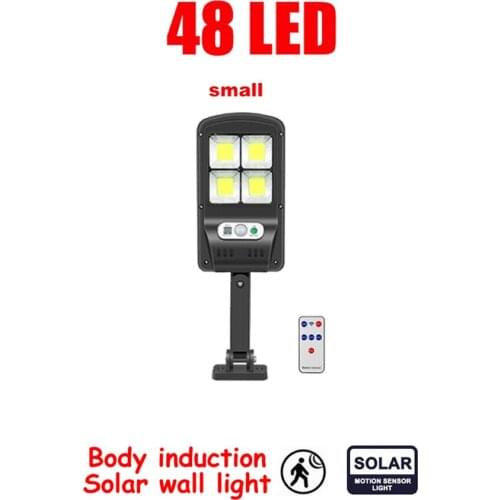 Tabular oblong Super Bright 48 LED Waterproof PIR Motion Sensor Solar Powered Light Garden Security solar Lamp Outdoor Street L