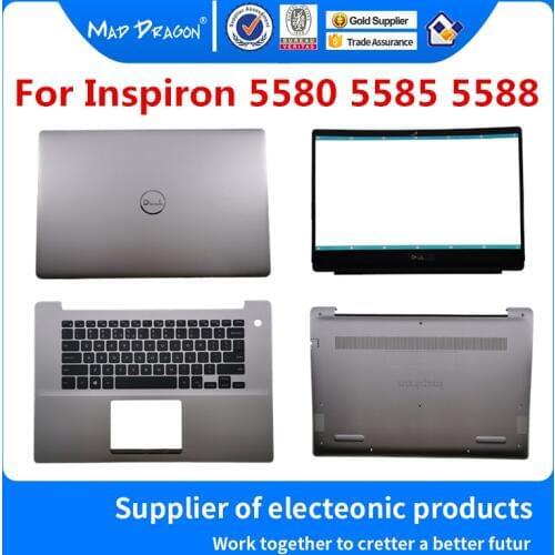 LCD Back Cover LCD Front Bezel PalmrestBase Lid Back For Dell Dell Inspiron 15 5580 5585 5588 0TVPMH 0V9NV4 0K8HH4 0XT01X 0T5PWN