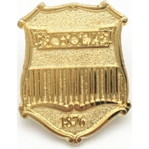 Factory Customized 3D Badge New Color Plating Silver Gold Pin