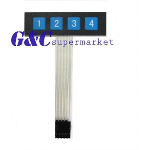 1pcs 1x4 Key Matrix Membrane Switch Control Panel Slim Keyboard Keypad diy electronics
