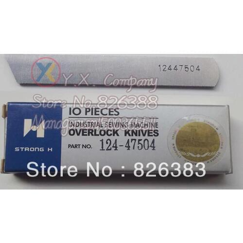 1 piece High quality STRONG H Lower Knife for Overlock Industrial sewing machine JUKI MO-3300 124-47504