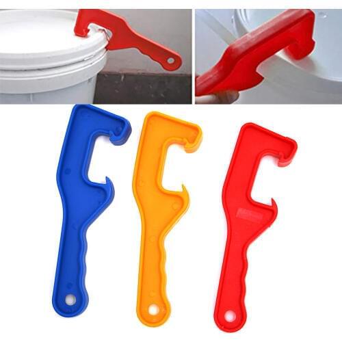 3Pcs Honey Pail Opener Plastic Container Opener Gallon Coating Paint Bucket Beer Barrel Lid Can Hand Opening Instrument Wrench