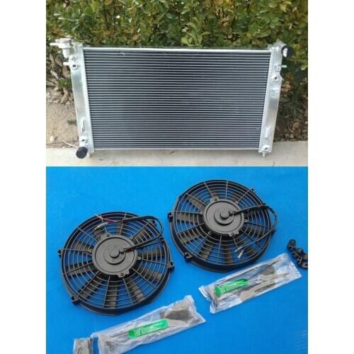 Aluminum Radiator +FAN For Holden Commodore VT VX 3.8L V6 Petrol AT/MT 1997-2002 1997 1998 1999 2000 2001 2002