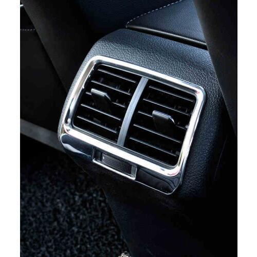 Angelguoguo For Volkswagen 2014 Golf 7 Stainless Steel Car Air-conditioning outlet decoration sticker