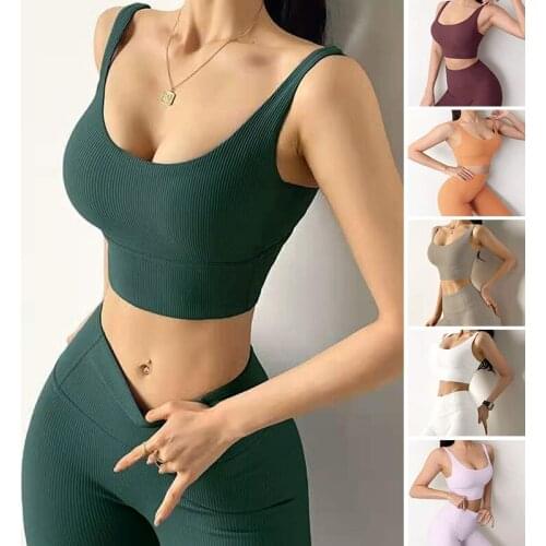 Seamless Sportswear 2pcs Womens Workout Yoga Set Gym Yoga Clothes Running Wear Skinny Sport Set Suit Sports Bra + Leggings