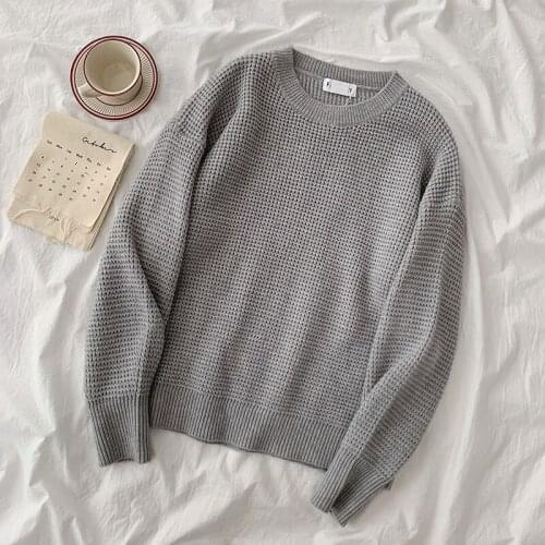 Cheap wholesale 2021 spring autumn new fashion casual warm nice women Sweater woman female OL fluffy purple sweater Vy513