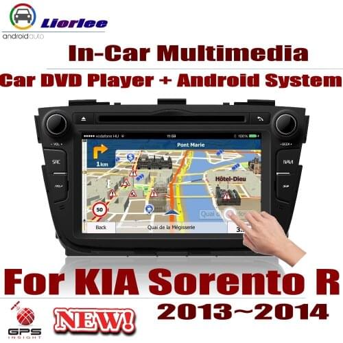 For KIA Sorento R 2013-2014 Car Android Player Radio DVD GPS Navigation Displayer System Audio Video In Dash Multimedia