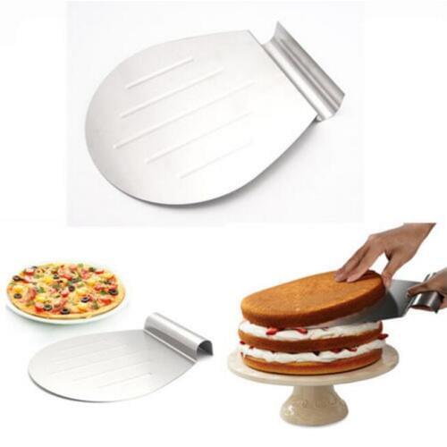 Home Stainless Steel Cake Pizza Transfer Cake Shovel Baking Tools Tray Moving Plate Bread Pizza Shovel Transfer Cutting 20pc/lot