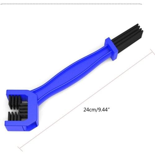 T3ED Motorcycle Mountain Bike Bicycle Scooter Double-end Chain Cleaning Brush