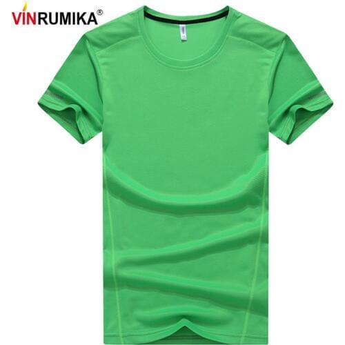 VINRUMIKA 6 Color Super Big Size L-9XL Mens Summer O-neck Green Short Sleeve T-shirt Man Casual Brand Navy T-shirts Black Tees