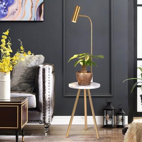 Personalized & Creative Storage Spotlights Floor Lamp Simple Modern Warm Fashion Living Room Bedroom Study Household Floor Lamp