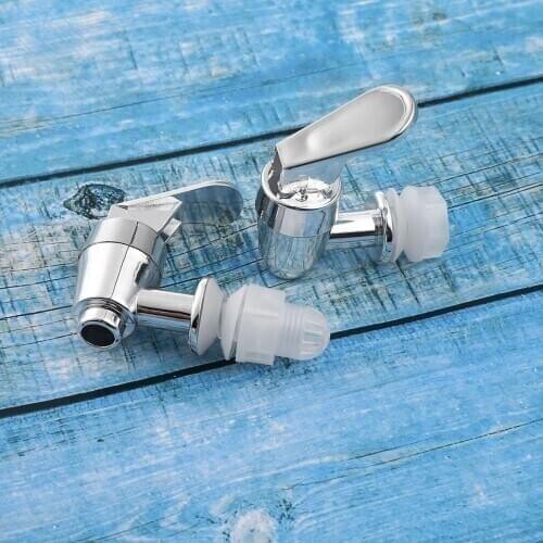 2Pc Food Grade Plastic Finished Faucet Tap for Home Brew Barrel Fermenter Wine Beer Beverage Juice Dispenser Spigot Drink Fridge
