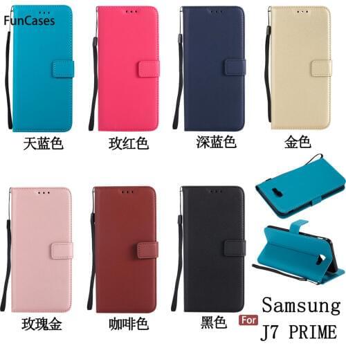 Latest PU Leather Case sFor Coque Samsung J7 Prime Holsters Clips Case Coque Floral Phone Accessory For Samsung Galaxy J7 Prime