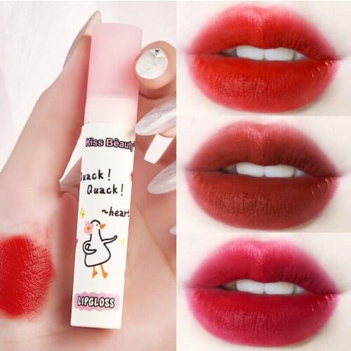 Whitening Lasting Lipstick Matte Non-stick Cup Waterproof And Sweat-proof Cute Duck Lip Glaze Natural Makeup TSLM1